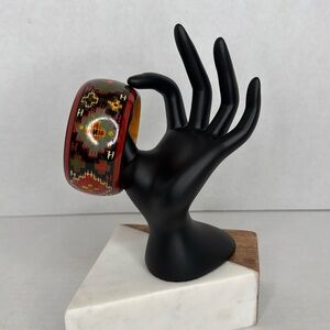 Vintage Tribal Design Wide Bangle lot C2